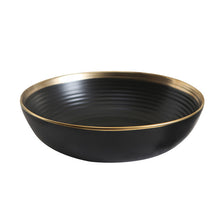 Load image into Gallery viewer, European Ceramic Plate Gold Food Steak
