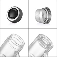 Load image into Gallery viewer, Double Wall Glass Heat Resistant Tea Infuser Cups with Filter Handle