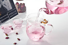 Load image into Gallery viewer, Heat Resistant Clear Glass Tea Pitcher