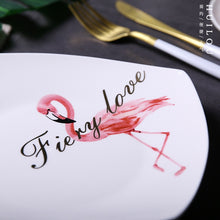Load image into Gallery viewer, White Porcelain Ceramic Dinner Plates