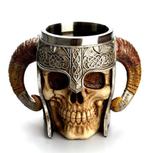 Load image into Gallery viewer, Retro 3D Creative Viking Drink Glass