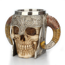 Load image into Gallery viewer, Retro 3D Creative Viking Drink Glass