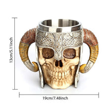 Load image into Gallery viewer, Retro 3D Creative Viking Drink Glass