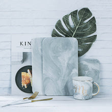 Load image into Gallery viewer, European Style Marble Bread-Dessert Plate
