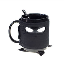 Load image into Gallery viewer, Ninja Black Mask Ceramic with Spoon Sword Coffee Mugs