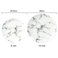 Load image into Gallery viewer, Marble Pattern Porcelain Dessert Plate