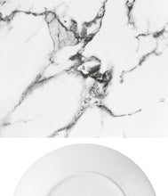 Load image into Gallery viewer, Marble Pattern Porcelain Dessert Plate