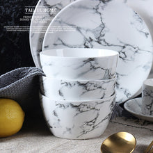 Load image into Gallery viewer, Marble Veins Tableware Set