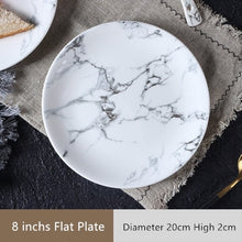 Load image into Gallery viewer, Marble Veins Tableware Set