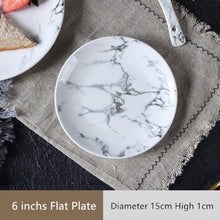 Load image into Gallery viewer, Marble Veins Tableware Set