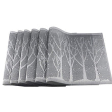 Load image into Gallery viewer, Washable Dining Forest Tree Table Placemats