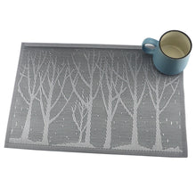 Load image into Gallery viewer, Washable Dining Forest Tree Table Placemats