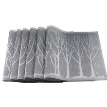 Load image into Gallery viewer, Washable Dining Forest Tree Table Placemats
