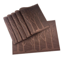 Load image into Gallery viewer, Washable Dining Forest Tree Table Placemats