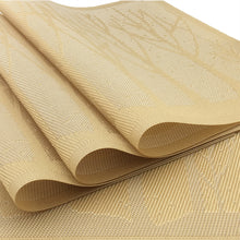 Load image into Gallery viewer, Washable Dining Forest Tree Table Placemats