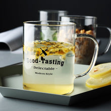 Load image into Gallery viewer, Large Heat Resistant Glass Beer Coffee Mug