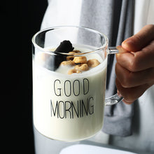 Load image into Gallery viewer, Large Heat Resistant Glass Beer Coffee Mug