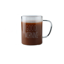 Load image into Gallery viewer, Large Heat Resistant Glass Beer Coffee Mug
