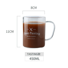 Load image into Gallery viewer, Large Heat Resistant Glass Beer Coffee Mug