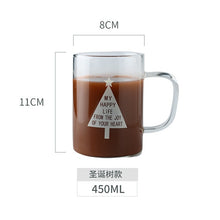 Load image into Gallery viewer, Large Heat Resistant Glass Beer Coffee Mug