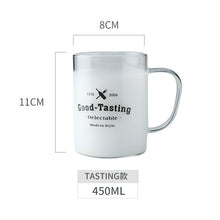 Load image into Gallery viewer, Large Heat Resistant Glass Beer Coffee Mug