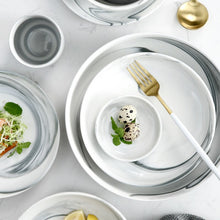 Load image into Gallery viewer, Nordic Marble Ceramic Dinnerware Sets