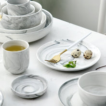 Load image into Gallery viewer, Nordic Marble Ceramic Dinnerware Sets