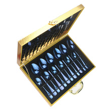 Load image into Gallery viewer, Dinnerware Blue Stainless Steel Flatware Luxury