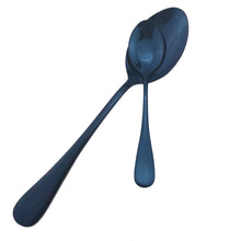 Load image into Gallery viewer, Dinnerware Blue Stainless Steel Flatware Luxury