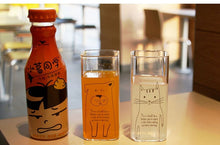 Load image into Gallery viewer, Heat-resisting Cute Cat Glass Coffee Mugs