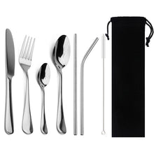 Load image into Gallery viewer, Luxury Black Dinnerware Set