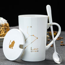 Load image into Gallery viewer, Nordic Ceramic Mugs with Spoon, Lid