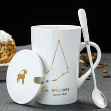 Load image into Gallery viewer, Nordic Ceramic Mugs with Spoon, Lid