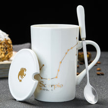 Load image into Gallery viewer, Nordic Ceramic Mugs with Spoon, Lid