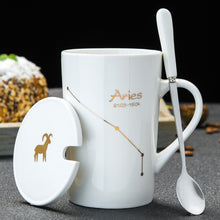 Load image into Gallery viewer, Nordic Ceramic Mugs with Spoon, Lid