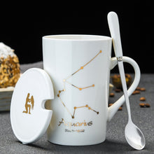 Load image into Gallery viewer, Nordic Ceramic Mugs with Spoon, Lid