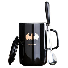 Load image into Gallery viewer, Marvel&amp;DC Ceramic Mug With Lid With Spoon