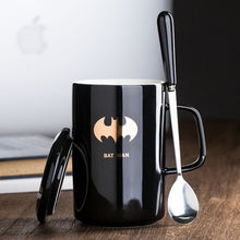 Load image into Gallery viewer, Marvel&amp;DC Ceramic Mug With Lid With Spoon