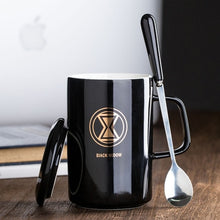 Load image into Gallery viewer, Marvel&amp;DC Ceramic Mug With Lid With Spoon