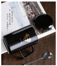 Load image into Gallery viewer, Marvel&amp;DC Ceramic Mug With Lid With Spoon