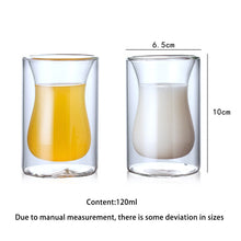 Load image into Gallery viewer, Heat Resistant Double Wall 120ml Tea Cups