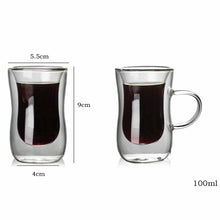 Load image into Gallery viewer, Heat Resistant Double Wall Tea&amp;Coffie Mugs