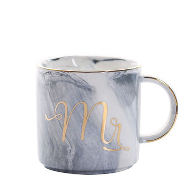 Ceramic Marble Pattern Tea Mugs