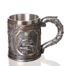 Load image into Gallery viewer, Skull Hold Sword Knights Medieval Beer Mug