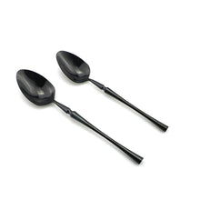 Load image into Gallery viewer, Retro Luxury Black Cutlery 18/10 Stainless Steel Dinnerware