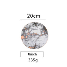 Load image into Gallery viewer, European Style Marble Plates Ceramic Dinner Set