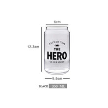 Load image into Gallery viewer, Heat Resistant Letter Glass Cup Beer Coffee Cups