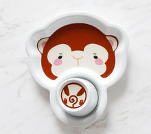 Load image into Gallery viewer, Children Dinnerware Set Ceramic Cartoon Animals