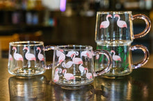 Load image into Gallery viewer, The Flamingo Cartoon Glass Mugs