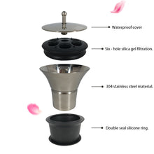 Load image into Gallery viewer, Stainless Steel Clamshell Heat Resistant Iced Coffee or Teapot